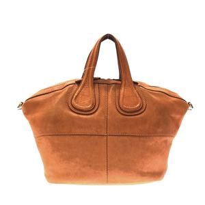 Givenchy Nightingale Handbag Leather Orange